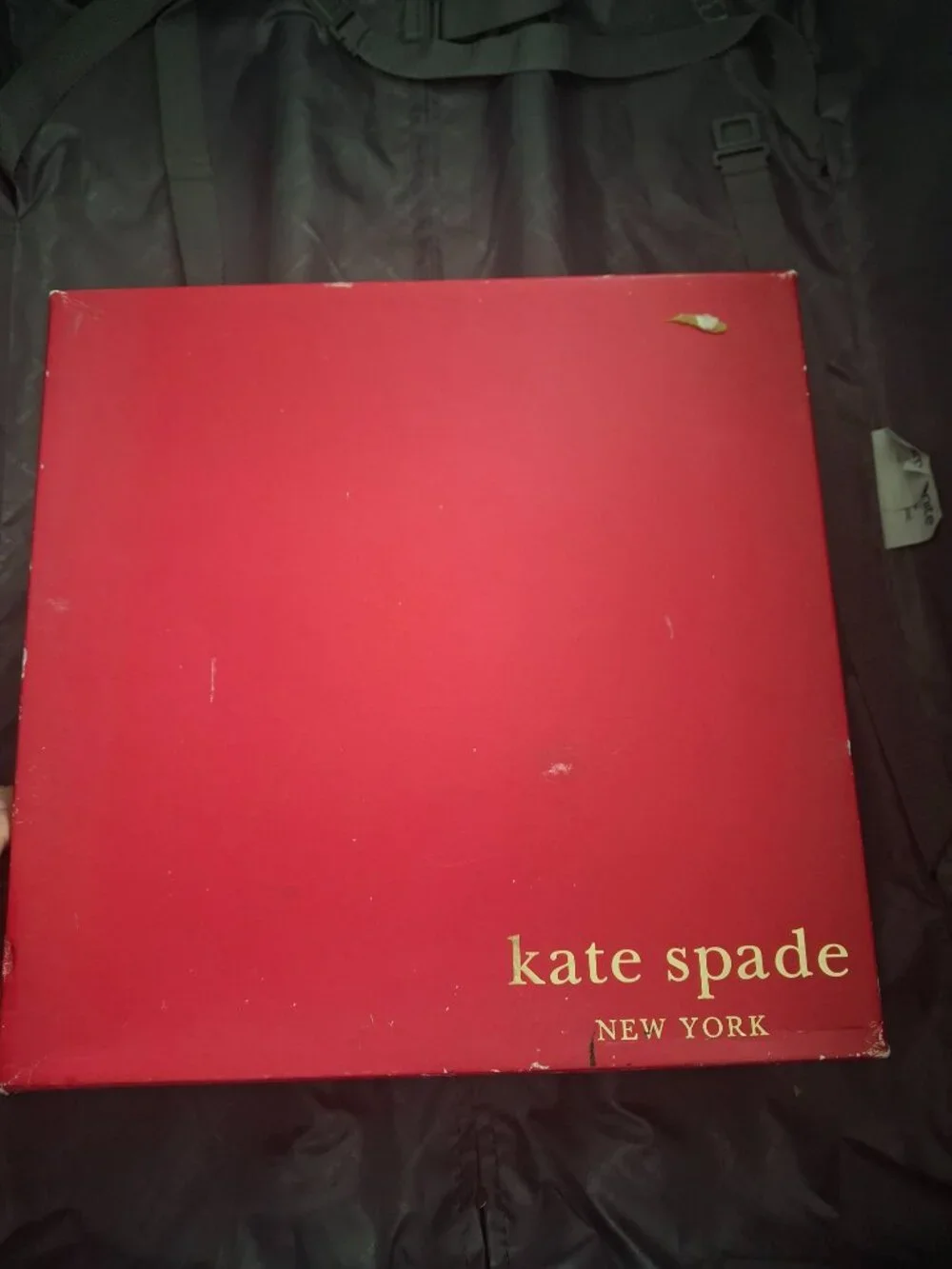 Kate Spade Roger 6.5 Red chunky heel bootie